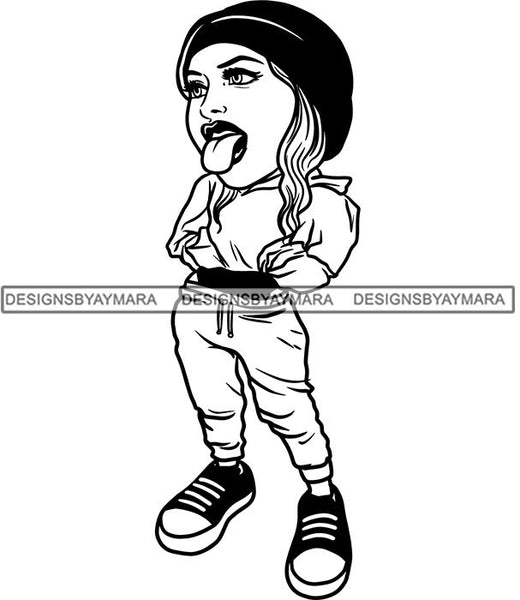 Fashion Girl Afro Woman Melanin Popping Ebony Queen .SVG Cutting Files