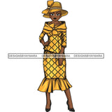 Afro Classy Lola Church Lady Glamour .SVG Clipart Vector Cutting Files For Circuit Silhouette Cricut and More!