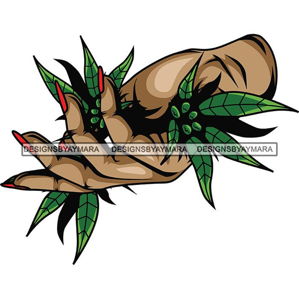 Weed Leaf Grass Medical Marijuana Hemp Pot Joint Blunt Cannabis Hashish Stoned High Life SVG Cutting Files