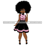 Afro African Lady Pretty Face Goddess Glamour Fashion Vector SVG Cutting Files