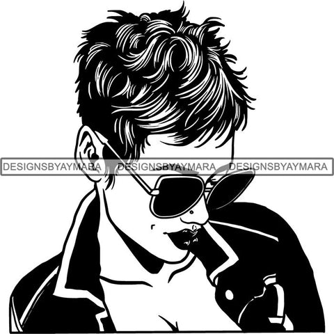 Afro Latina Woman SVG Cutting Files For Silhouette Cricut and More