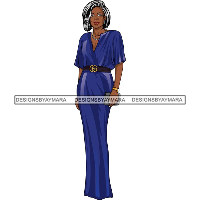 Bundle 6 Classy Afro Woman African American Goddess SVG PNG JPG Cuttin ...