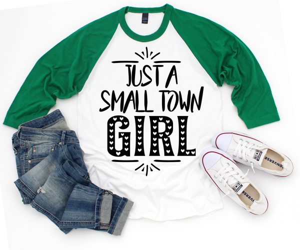 Just a Small Town Girl SVG Quotes Files For Silhouette and Cricut