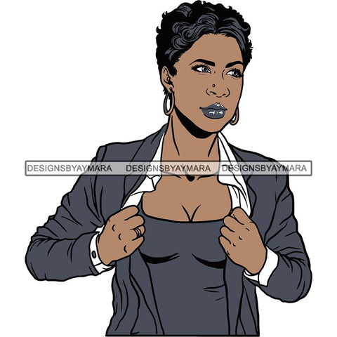 Afro Woman SVG Melanin Nubian Color Cutting Files