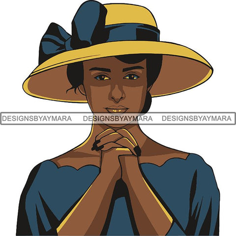 Afro Woman SVG Melanin Cutting Files For Cricut Silhouette and More