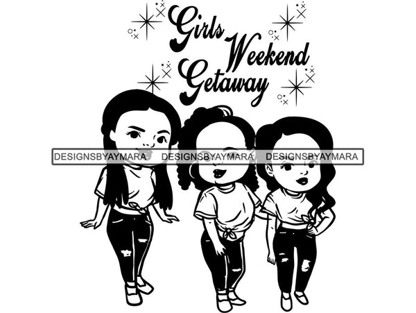 Ladies Trip Getaway SVG Cut Files For Silhouette and Cricut