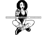 Tattoo Nubian Goddess SVG Files For Cutting