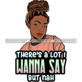 Afro Woman Dreadlocks Locs Hairstyle Gangster Bad Ass Quotes .SVG Cutting Files For Silhouette Cricut and More!