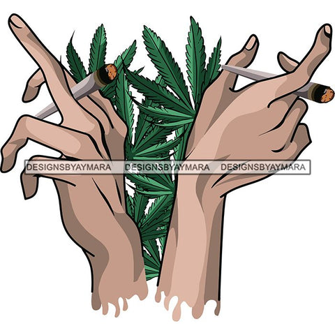 Marijuana Smoking Pot Joint Blunt Stoned High Life Weed Leaf Grass Relax Chill SVG Cutting Files