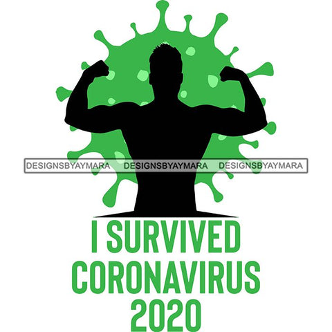 Coronavirus Medical Epidemic Disease Virus Health Pandemic Illness Quotes SVG Cutting Files