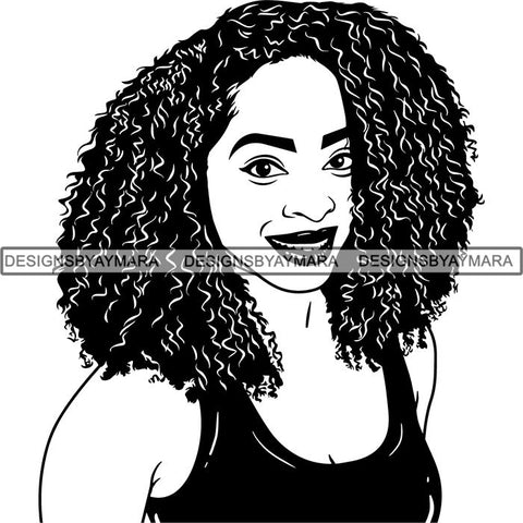 Afro Lady Black Goddess Melanin Dark Latina Morena SVG Files For Cutting and More!