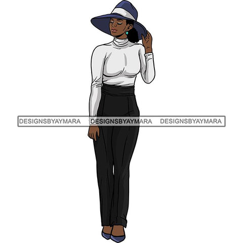Fashion Diva Glamour Afro Classy Sexy Lady SVG PNG JPG Vector Files For Cutting and More