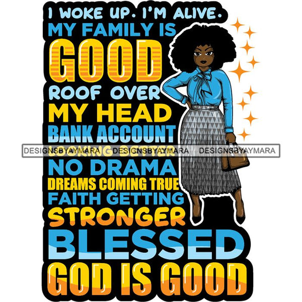 Afro Classy Lola Elegance Glamour Church Lady God Lord Dios Quotes .SVG Clipart Vector Cutting Files For Circuit Silhouette Cricut and More!