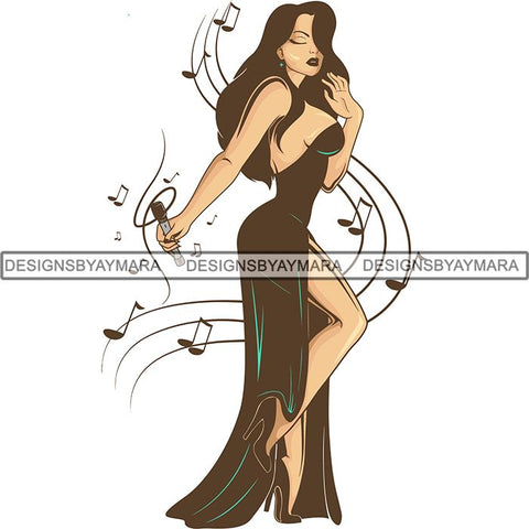 Afro Beautiful Woman Goddess Diva Classy Lady .SVG Cut Files For Silhouette and Cricut