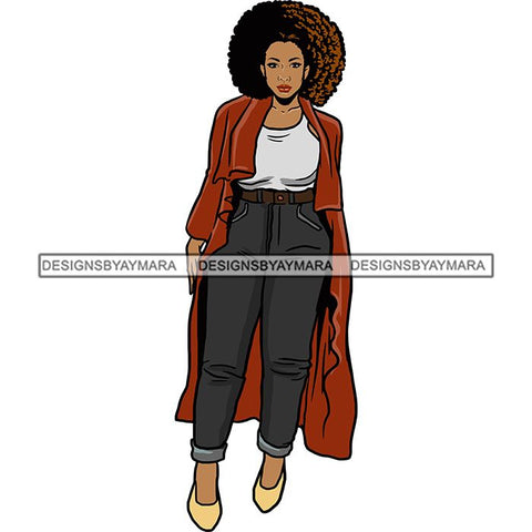 Fashion Diva Glamour Afro Classy Sexy Lady SVG PNG JPG Vector Files For Cutting and More