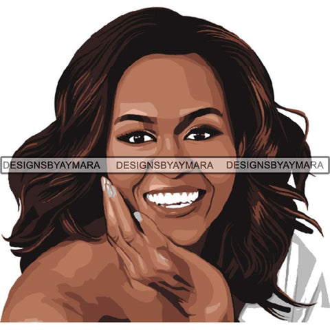 Afro Woman SVG Melanin Cutting Files For Cricut Silhouette and More