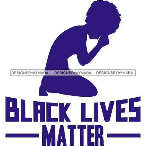 Black Lives Matter Humanity Social Protest Justice Racism Movement SVG PNG JPG Vector Cutting Files