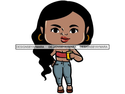 Cute Fabulous Ladies PNG Files For Print