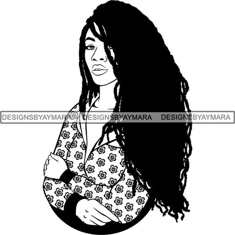 Afro Woman SVG Goddess Dope Diva Melanin .SVG Cut Files For Silhouette and Cricut