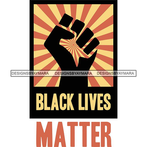 Black Lives Matter Humanity Social Protest Justice Racism Movement SVG PNG JPG Vector Cutting Files