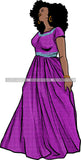 Afro Beautiful Woman Fashion Female Girl Model Dress Goddess Diva Classy Lady .SVG Cut Files For Silhouette Cricut and More!