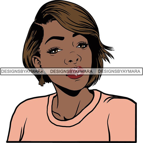 Afro Latina Woman SVG Cutting Files For Silhouette Cricut and More