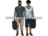 Man Getaway Trip Friends PNG File For Print Not For Cutting