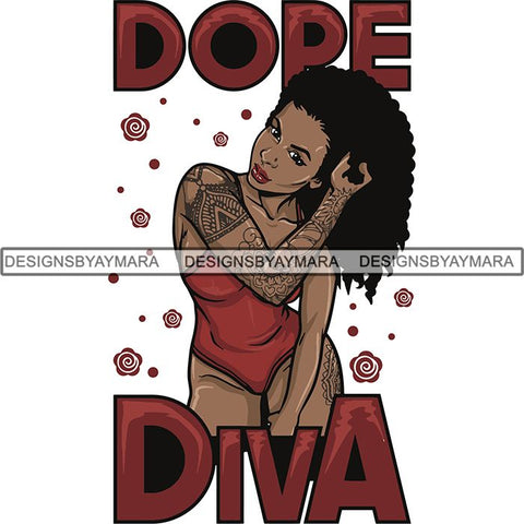 Dope Diva Blessed Life Quotes SVG Cutting Files For Silhouette Cricut and More