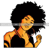 Afro Woman SVG Melanin Cutting Files For Cricut Silhouette and More