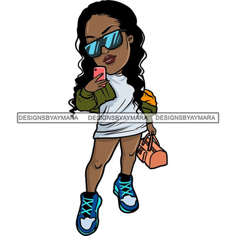 Fashion Woman Model Posing Summer Outfit Vogue Goddess Glamour Trendy Clothing Vector SVG Cutting Files