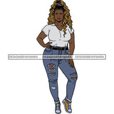 BBW Thick Thigh Woman Sassy Exotic Curvy Big Bone Goddess .SVG Cutting Files For Silhouette and Cricut and More!