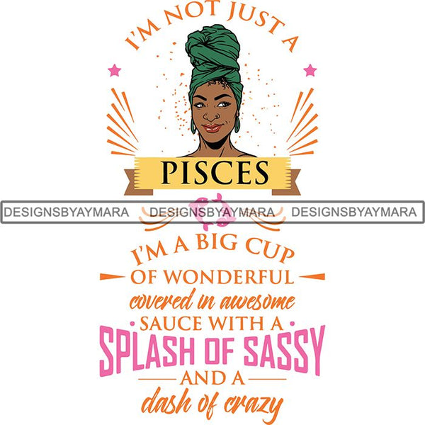 Pisces Birthday Queen SVG Cutting Files For Cricut and More.