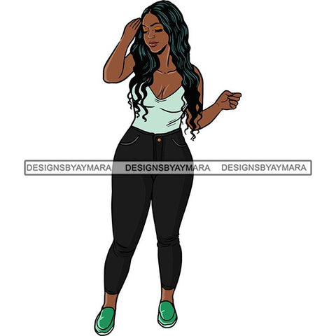 Fashion Diva Glamour Afro Classy Sexy Lady SVG PNG JPG Vector Files For Cutting and More