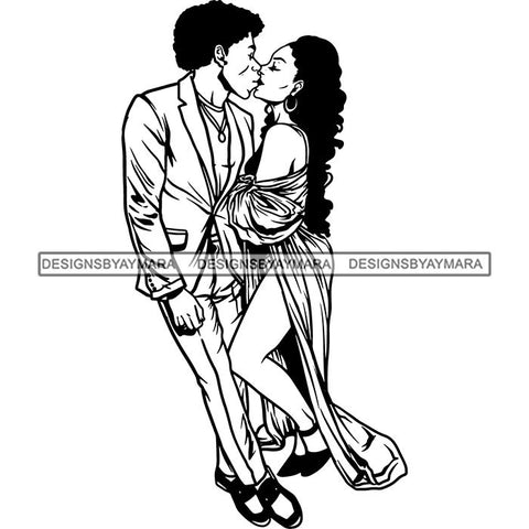 Happy Couple Relationship Goals Soulmates Man Woman Together Marry True Love SVG Cutting Files