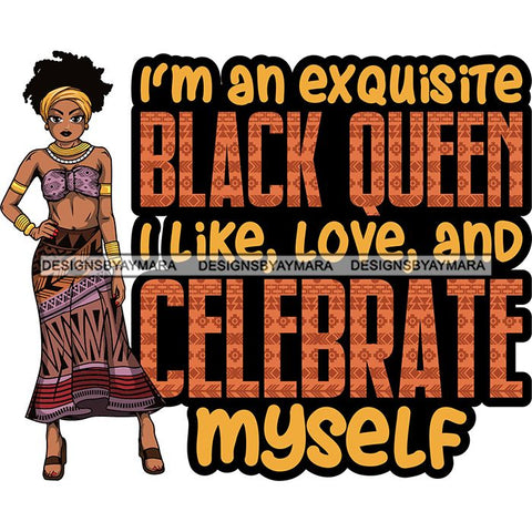 Afro Lola Black History Month Quotes .SVG Clipart Vector Cutting Files For Circuit Silhouette Cricut and More!