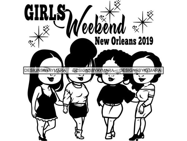 Ladies Trip Getaway SVG Cut Files For Silhouette and Cricut