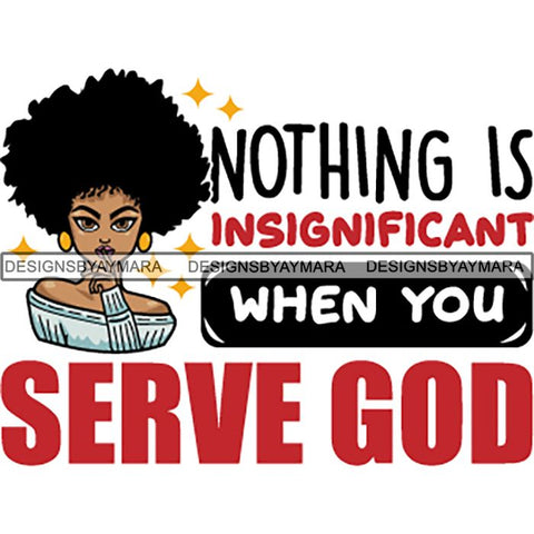 Afro Melanin Popping Lola Kinky Hair God Quotes SVG Cutting Files For Silhouette Cricut and More