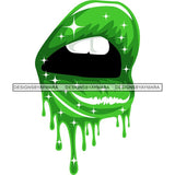 Sensual Glossy Lips SVG Cutting Files