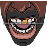 Funny Half Face Cute Designs For Mask Virus Protection SVG Cutting Files