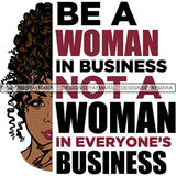 Afro Woman Half Face Life Quotes SVG Cutting Files For Silhouette and Cricut and More!