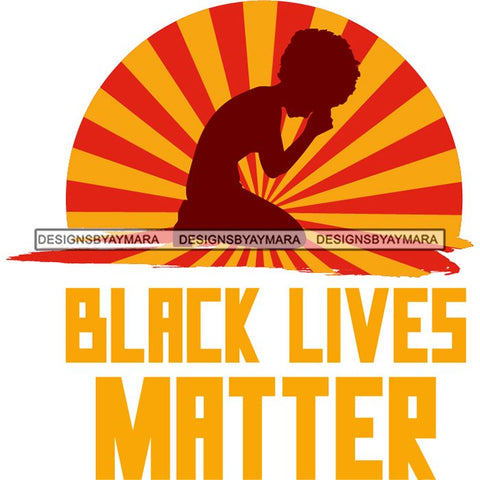 Black Lives Matter Humanity Social Protest Justice Racism Movement SVG PNG JPG Vector Cutting Files
