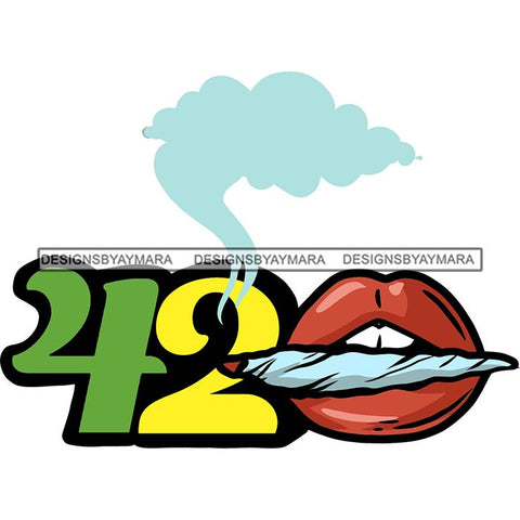 Ganja Narcotic Joint Blunt Weed Leaf Hydroponics Cannabis Woman Smoking Grass Marijuana SVG Cut Files