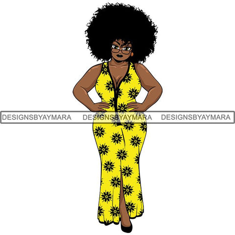 Afro Lola Boss Lady Quotes SVG Cutting Files For Silhouette Cricut and More
