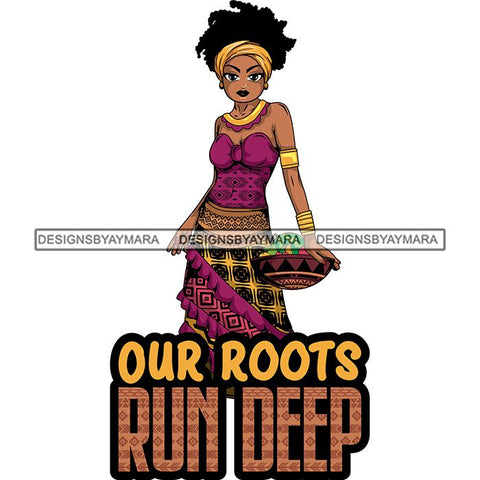 Afro Lola Black History Month Quotes .SVG Clipart Vector Cutting Files For Circuit Silhouette Cricut and More!