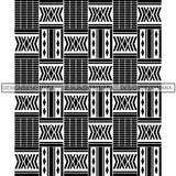 Kente African Pattern African American Culture SVG Cutting Files For Cricut and Silhouette