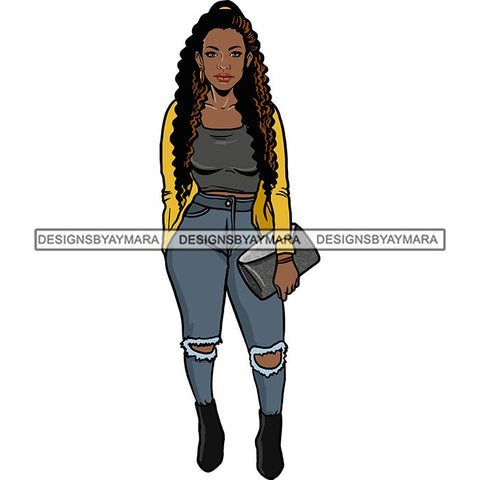 Fashion Diva Glamour Afro Classy Sexy Lady SVG PNG JPG Vector Files For Cutting and More