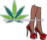 Marijuana Smoking Pot Joint Blunt Stoned High Life Weed Leaf Grass Relax Chill SVG Cutting Files