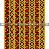 Kente African Pattern African American Culture PNG Print Files Not For Cutting