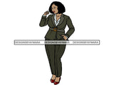 Classy Boss Lady PNG File For Print Not For Cutting