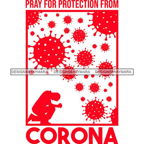 Coronavirus Medical Epidemic Disease Virus Health Pandemic Illness Quotes SVG Cutting Files